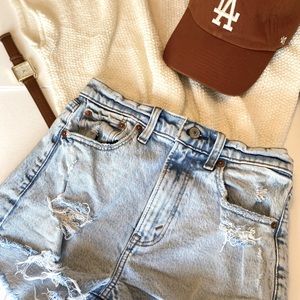 Cute Abercrombie & Fitch Mom Jean Shorts